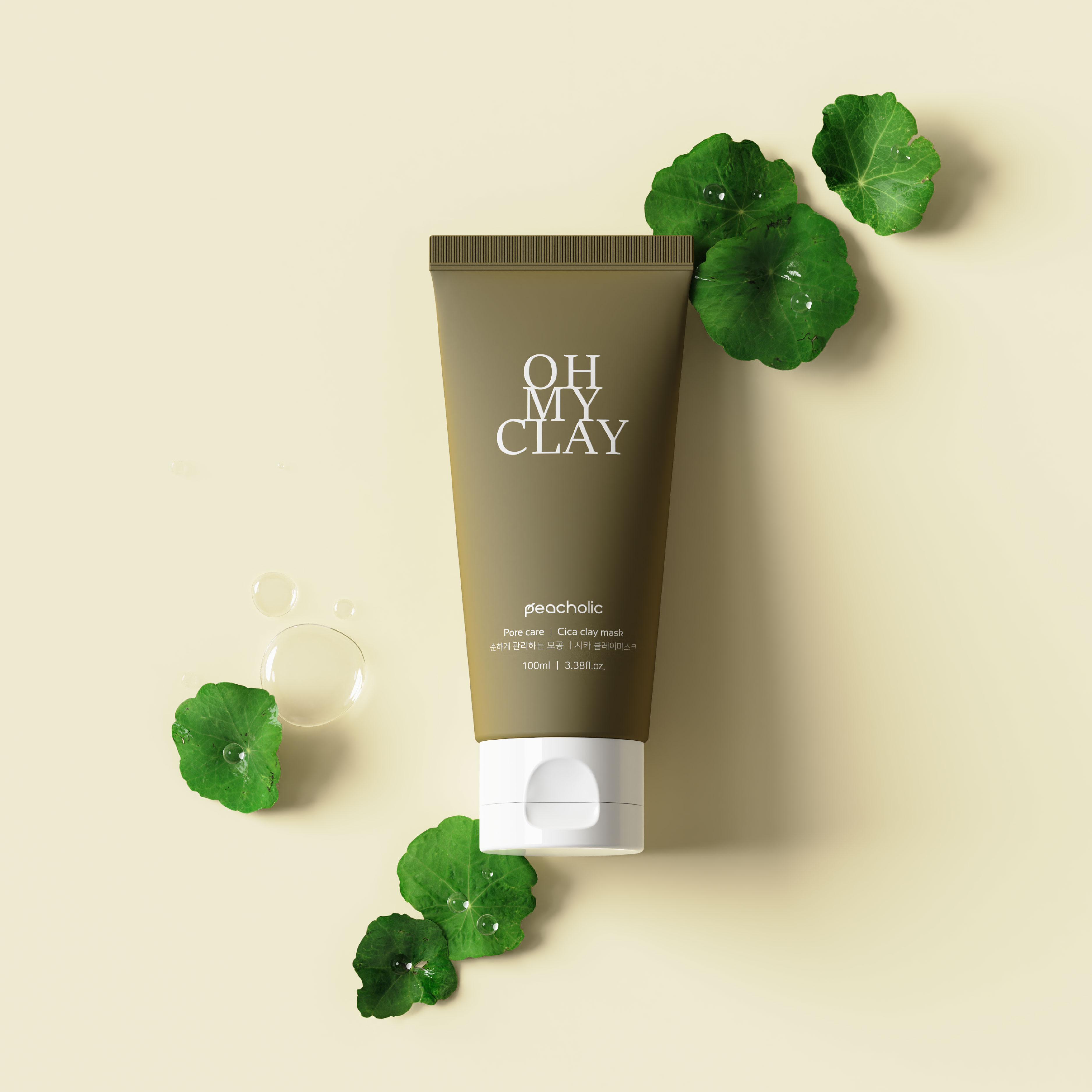 PEACHOLIC Mặt nạ đất sét Oh My Clay 100g