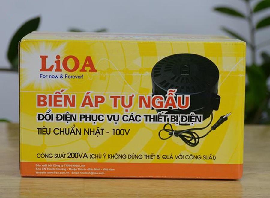 Biến áp đổi nguồn hạ áp Lioa DN002 1P - 200VA