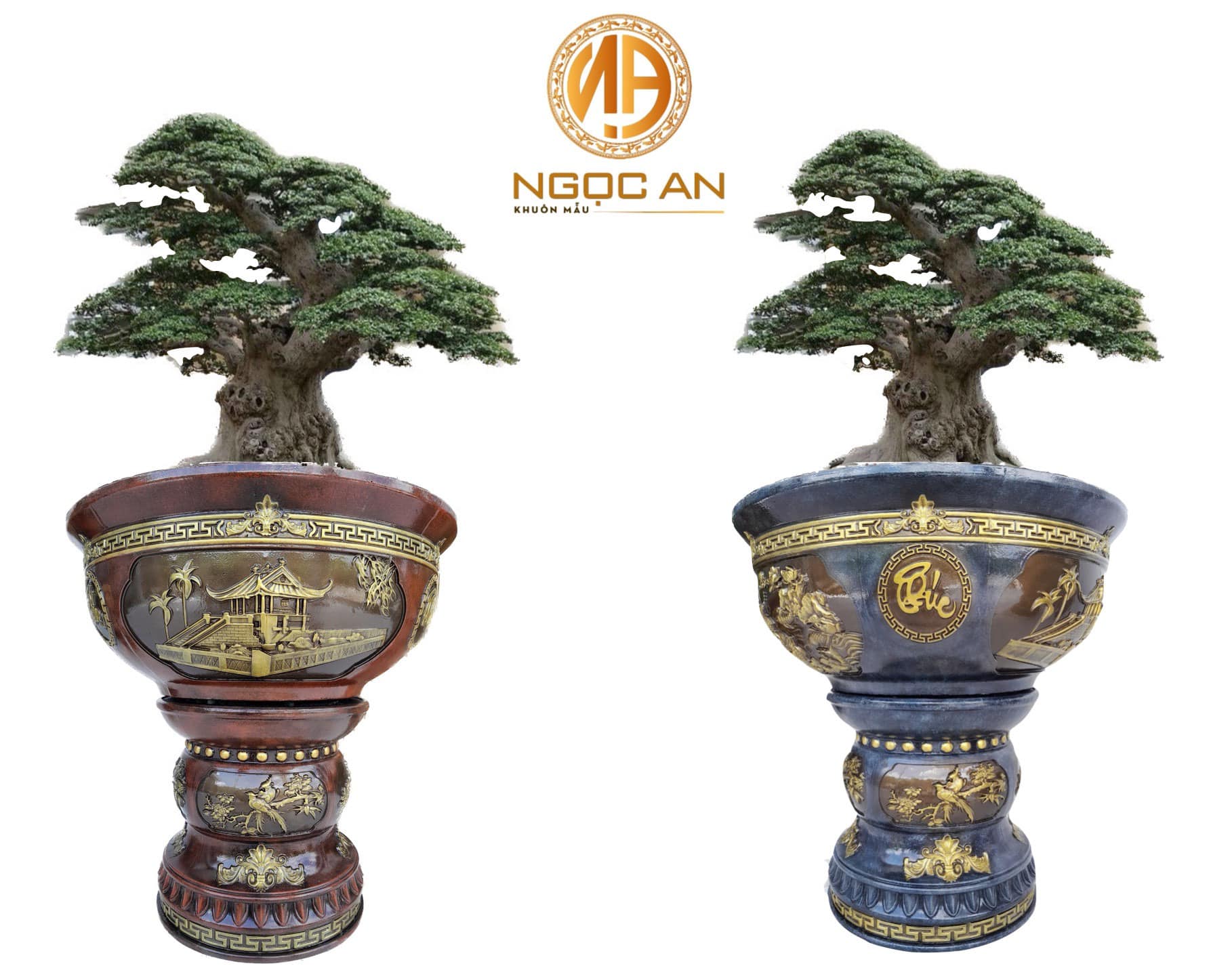 Khuôn tròn 70 xoay 360 độ (Khuôn chậu+Khuôn chân đôn)