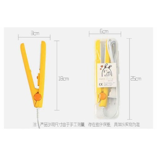 máy là,ép tóc mini Hàn Quốc - May Làm Tóc Tạo Kiểu Mini Siêu Cute
