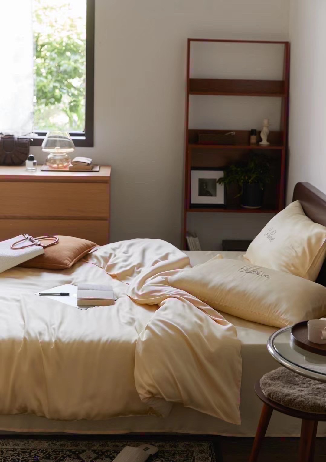 (SALE LỖ 3tr200->1tr570) Set Vỏ Chăn Ga Gối 4 Món Lụa TENCEL 100S Nhập Khẩu Siêu Mềm Mát