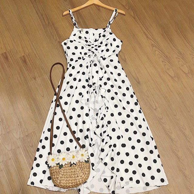 Maxi bi đen phối bèo