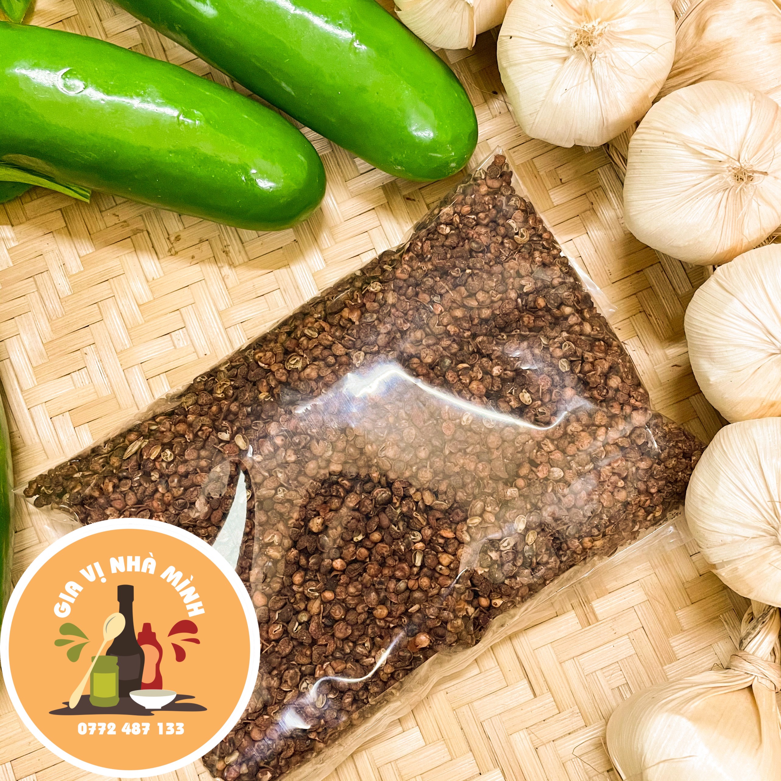 HẠT HOA TIÊU ĐỎ (XUYÊN TIÊU)NGUYÊN CHẤT GÓI 100GR-500GR