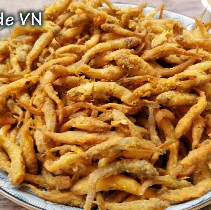 Cá cơm chiên giòn (có video) {Khối lượng tịnh, không tính bao bì}