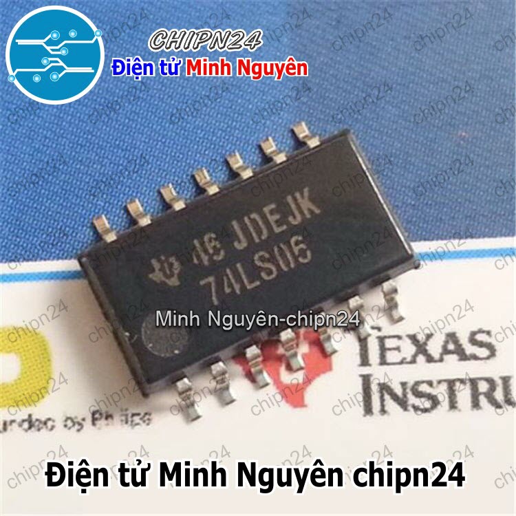 [1 con] (SOP) IC Dán 74LS06 SOP-14 (SMD) (IC Cổng NOT (6 Cổng NOT với cực thu hở)) - HH004952