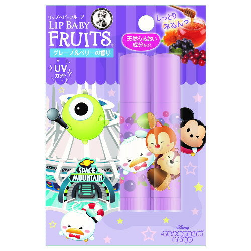 Bộ 02 Son dưỡng môi chống nắng Rohto Lip Baby Fruits - Made in Japan (Hương trái  cây)