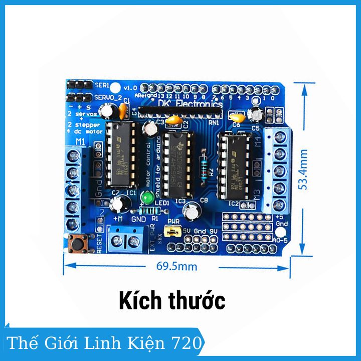 Module điều khiển động cơ L293D