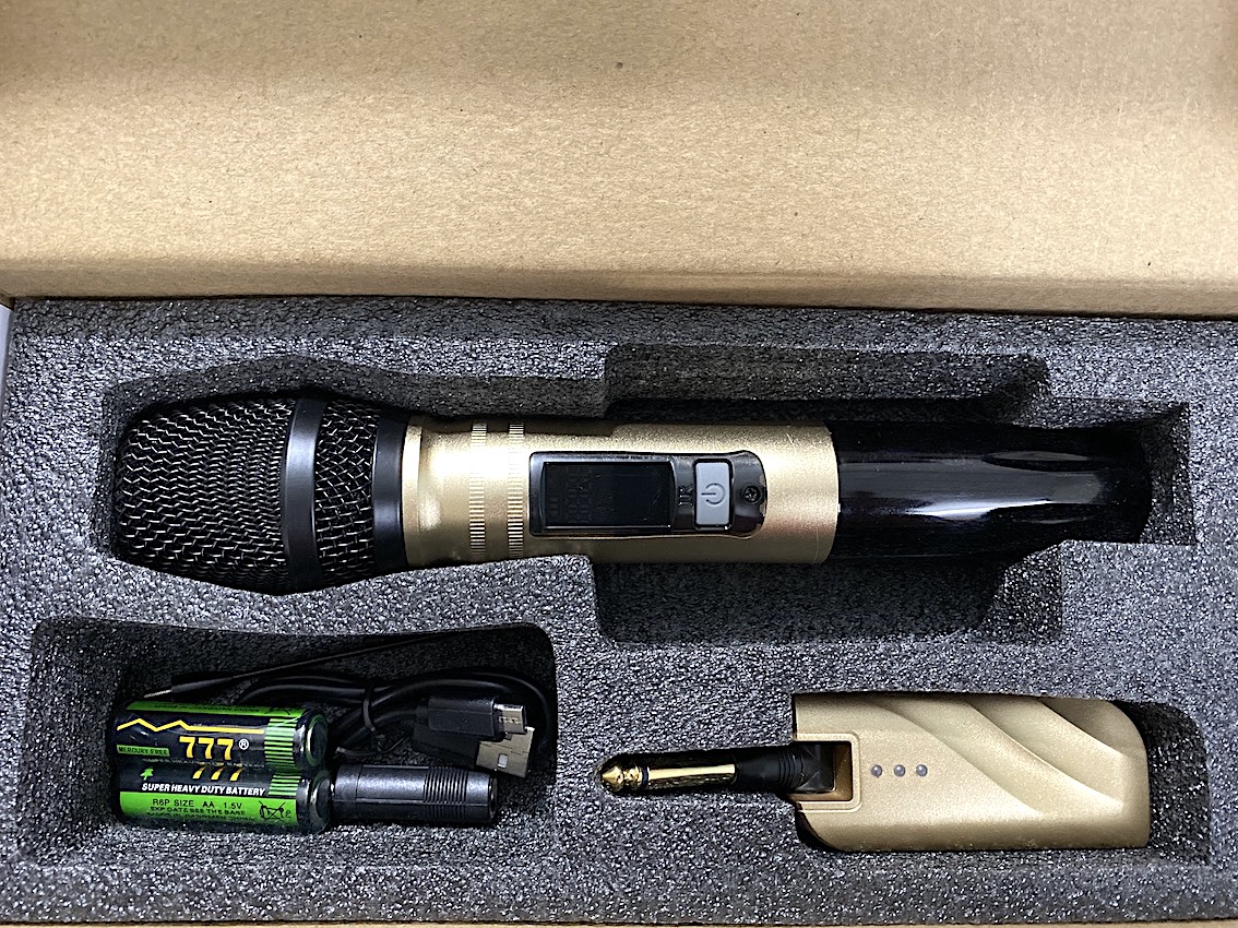 Bộ micro không dây Leisound sóng UHF Wireless dành cho Amly, loa kéo, loa karaoke bluetooth JBZ, SANSUI, ZANSONG, DAILE, ISKY, JBL - Micro không dây giá rẻ - Hỗ trợ các thiết bị có jack cắm 3.5mm và 6.5mm - Tặng 02 viên pin