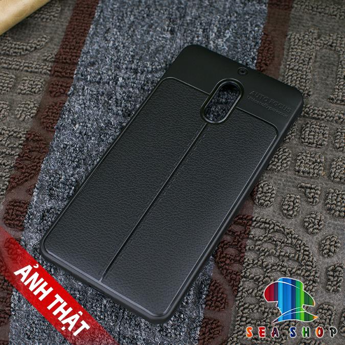 Ốp lưng Nokia 6 Nhựa dẻo - Vân da loại A