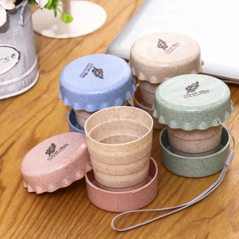 Cốc Lúa Mạch Mini Du Lịch Xếp Gọn/ Ly Lúa Mạch Mini Du Lịch Xếp Gọn