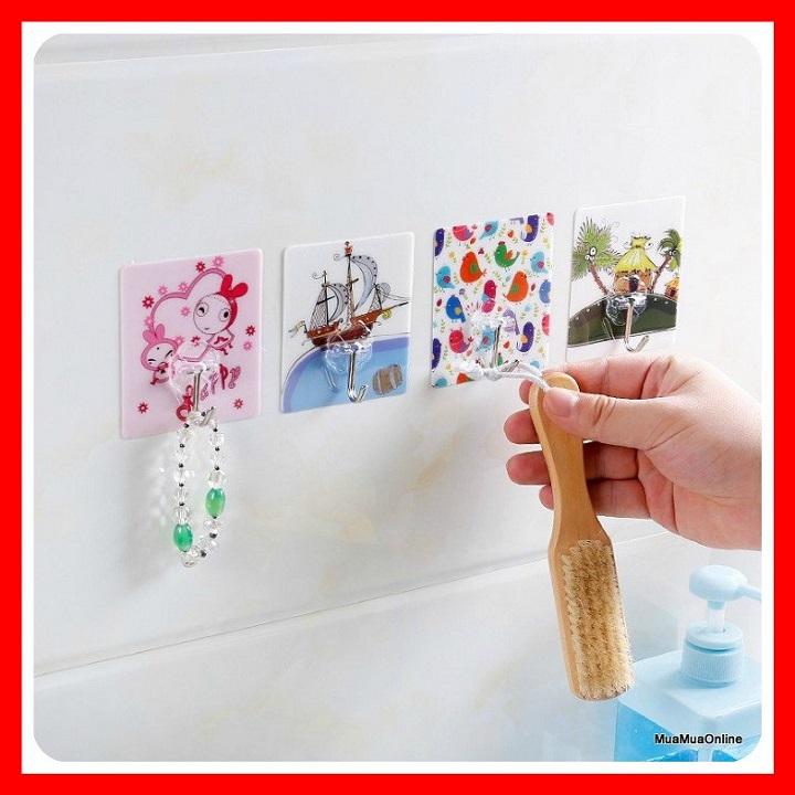 Combo 100 Móc Dán Tường Chịu Lực 3D Siêu Dính