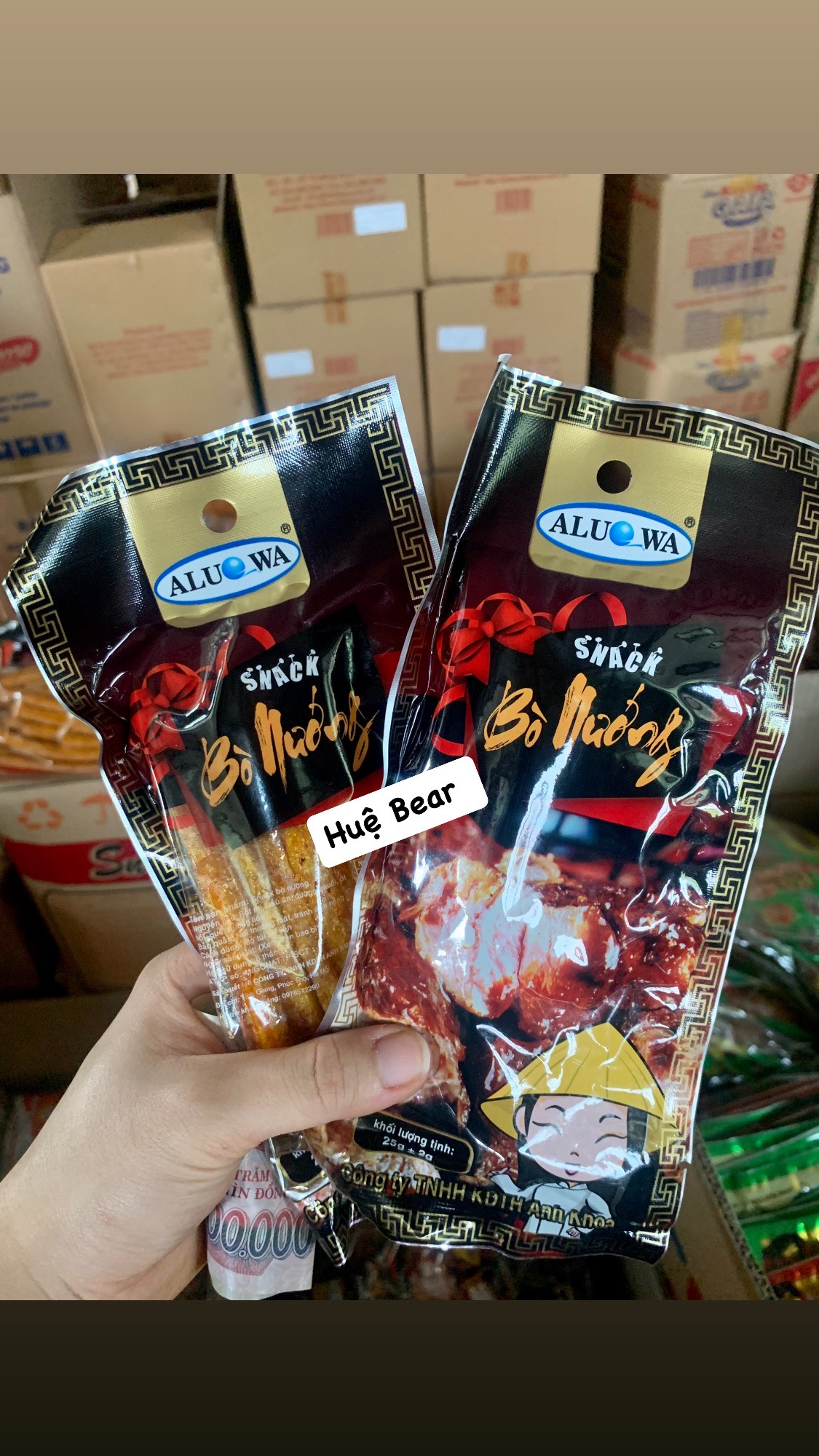 Bịch 30goi snack bò nướng dai dai