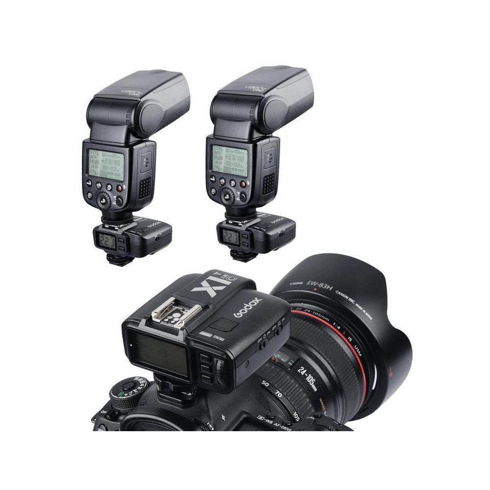 Điều khiển đèn Godox X1T-C-TTL 2.4G Wireless Flash Trigger cho Canon