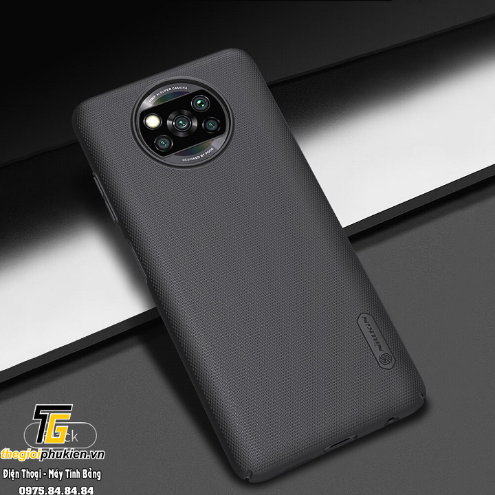 Ốp lưng xiaomi poco x3 nfc, x3 pro chính hãng nillkin dạng sần
