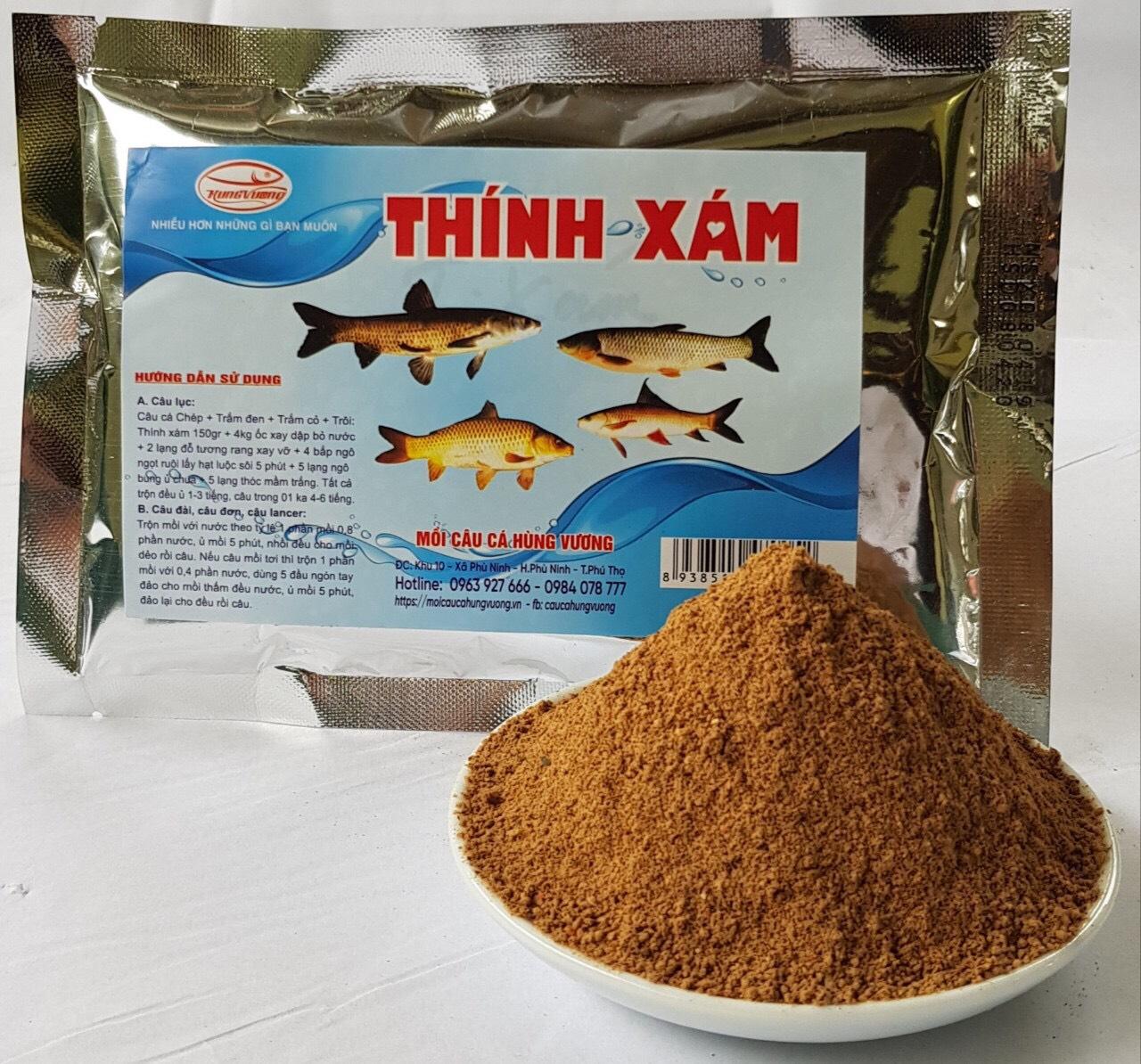 Thính xám loại 150gr  dùng Câu cá Chép, câu cá trắm đen