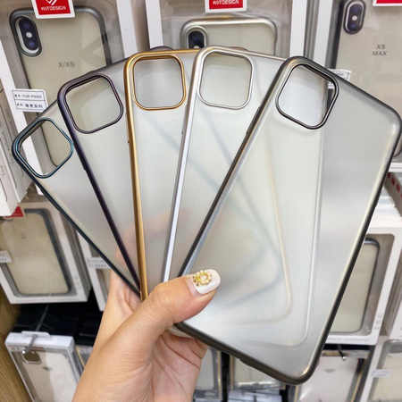 [Lấy mã miễn phí vận chuyển] Ốp iPhone 12 J-CASE lưng nhám viền màu chính hãng