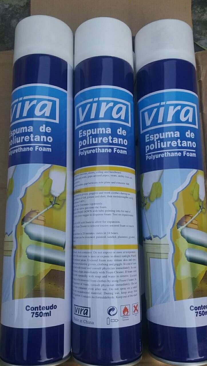 keo bọt nở chống thấm Vira chai lớn 750ml