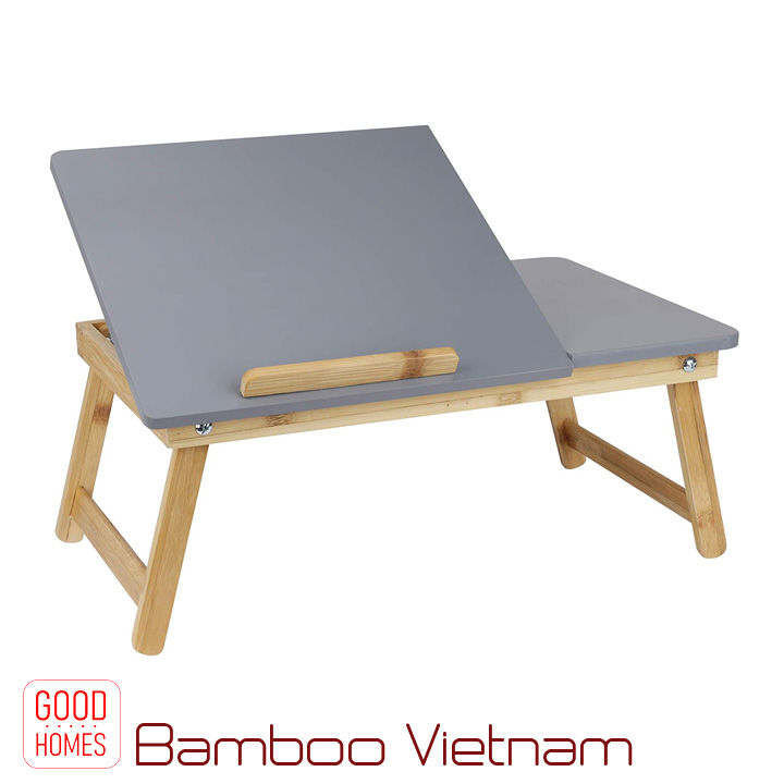 Bàn laptop gỗ tre gấp gọn