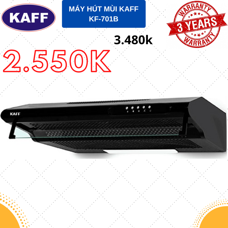 Giá bán MÁY HÚT MÙI CỔ ĐIỂN KAFF KF-701B/ 703B (Hotline: 0899.167.587)