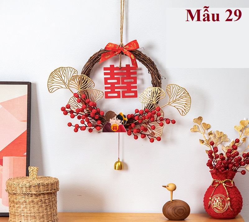 Set trang trí cửa phòng cưới, phòng tân hôn