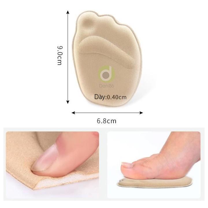 Cặp lót giày 4D giảm đau mũi bàn chân