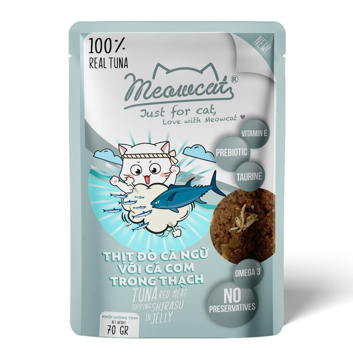 [Hoàn Tiền 10%] [48 gói] Pate Meowcat - Pate dinh dưỡng cho mèo