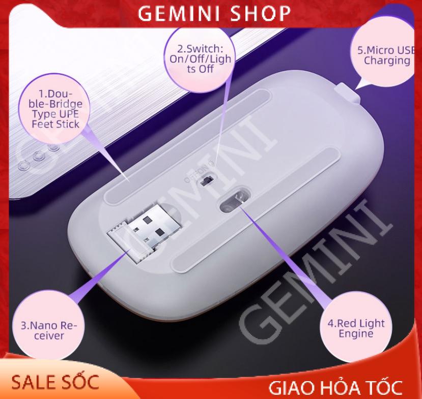 Chuột không dây PIN SẠC 1600 dpi R8