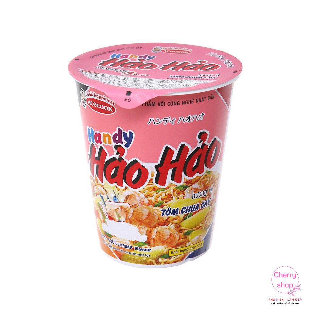 [HCM][Giao Tại TPHCM] Combo 4 Mì Ly Hảo Hảo Tôm Chua Cay 67g