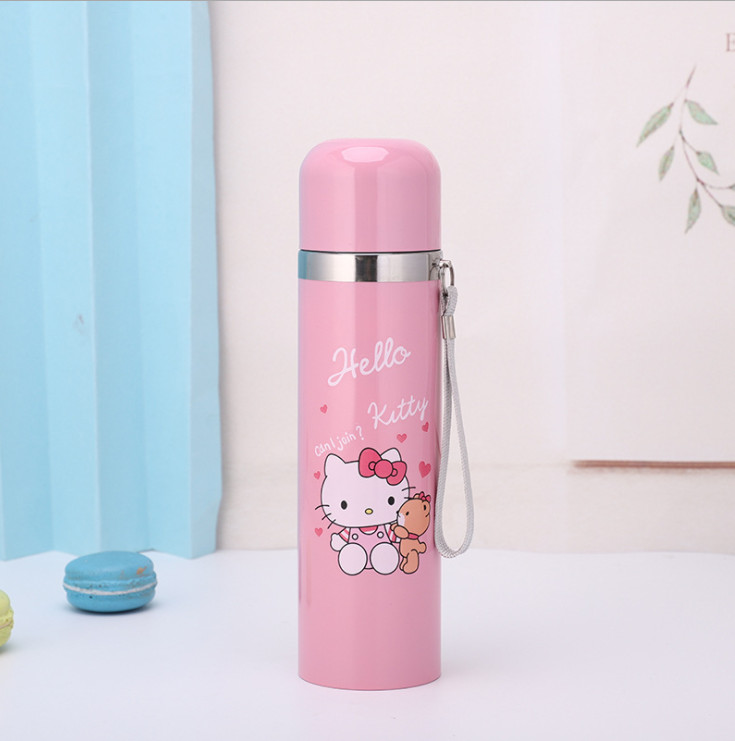 Bình giữ nhiệt 500ml in hình nhân vật hoạt hình doremon elsa