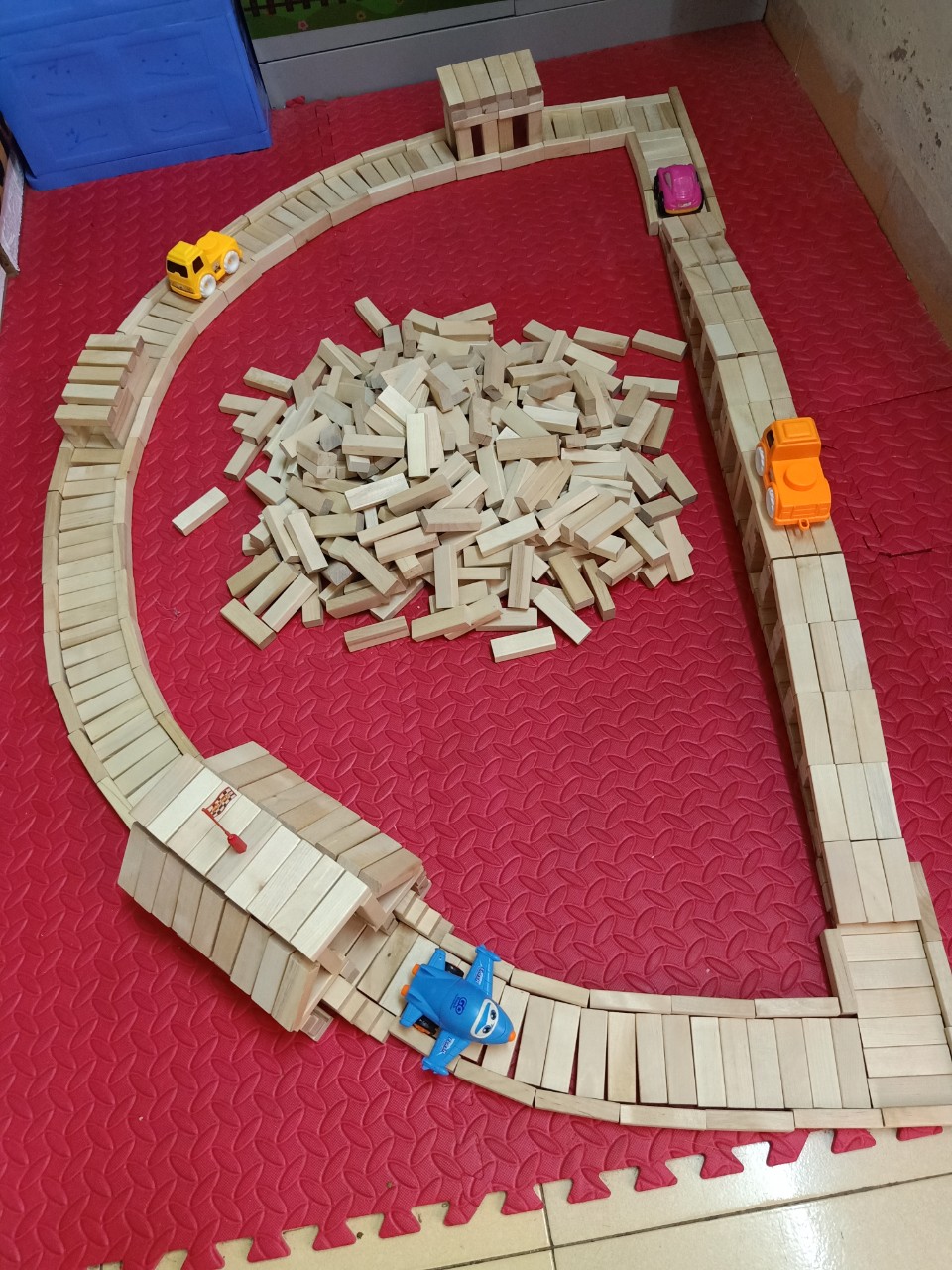 Domino Rút Gỗ Xếp Hình 100 Thanh