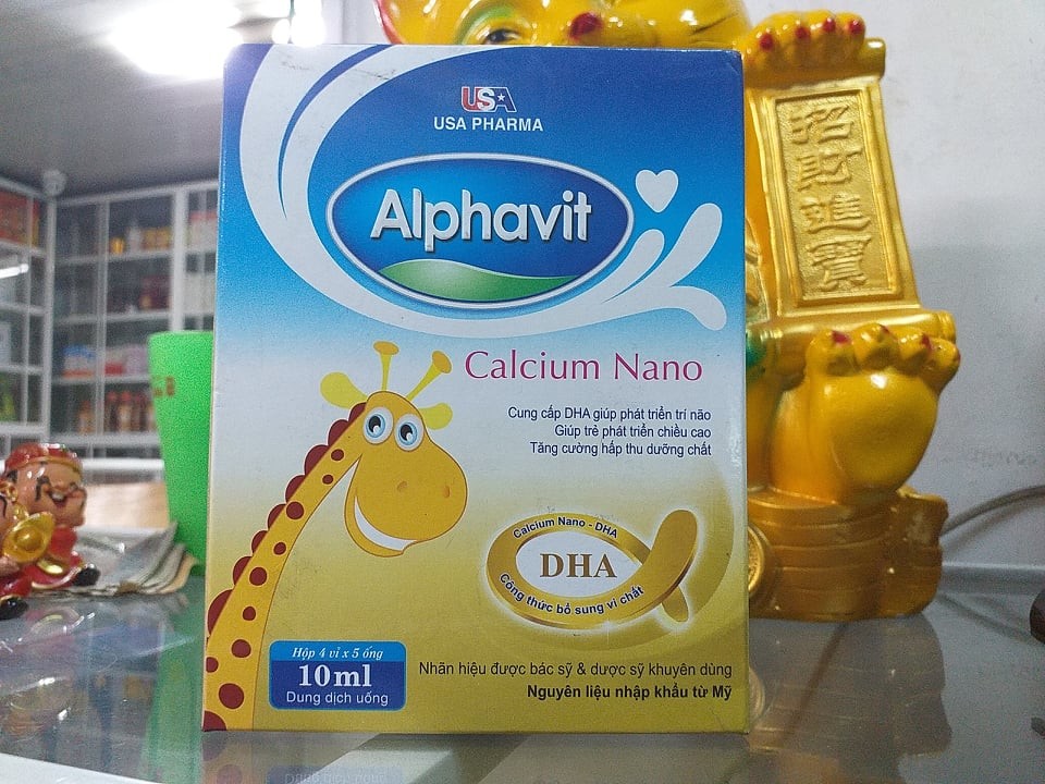 Nước Siro Alphavit Calcium Nano bổ sung canxi cho bé
