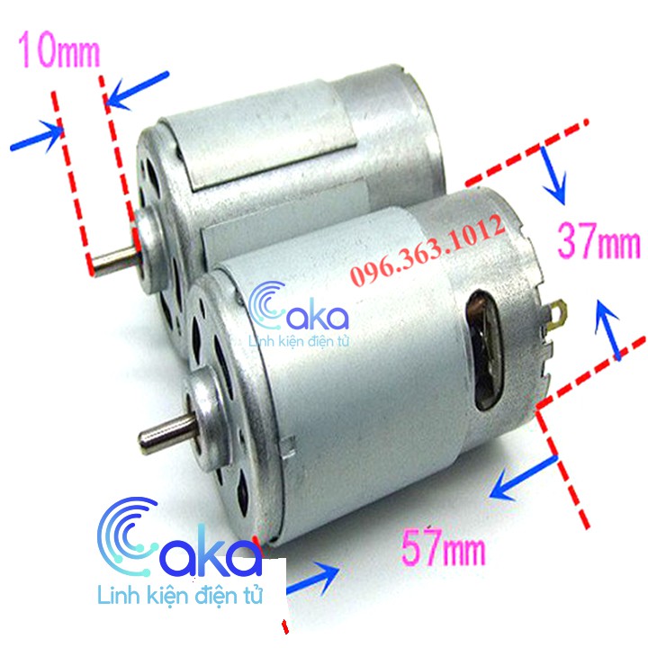 Động cơ 550 12v máy khoan pin