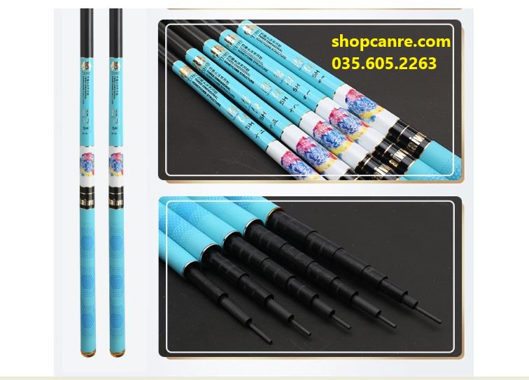 Cần câu đài Kaiwu 5H chính hãng tặng kèm bộ phụ kiện đầy đủ