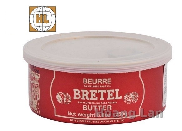 Bơ Bretel Pháp 250g (Bơ đồng tiền) (HSD 20/12/2025)
