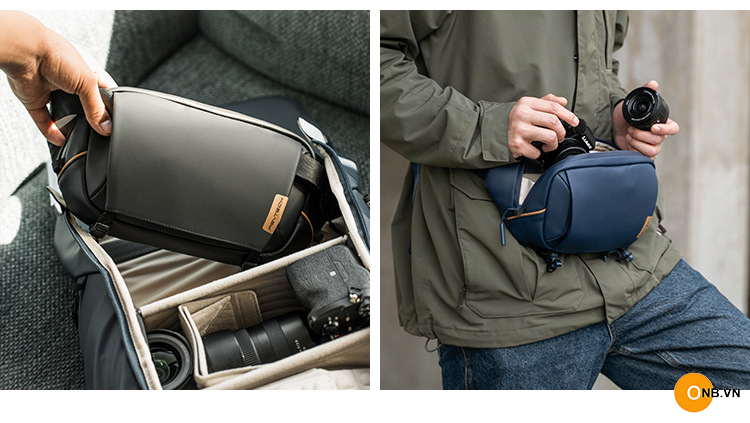 PGYTECH One Go Shoulder Bag 3L - Obsidian Black