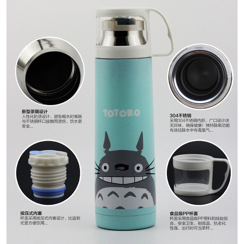 Bình Giữ Nhiệt INOX 500ml TOTORO 2019