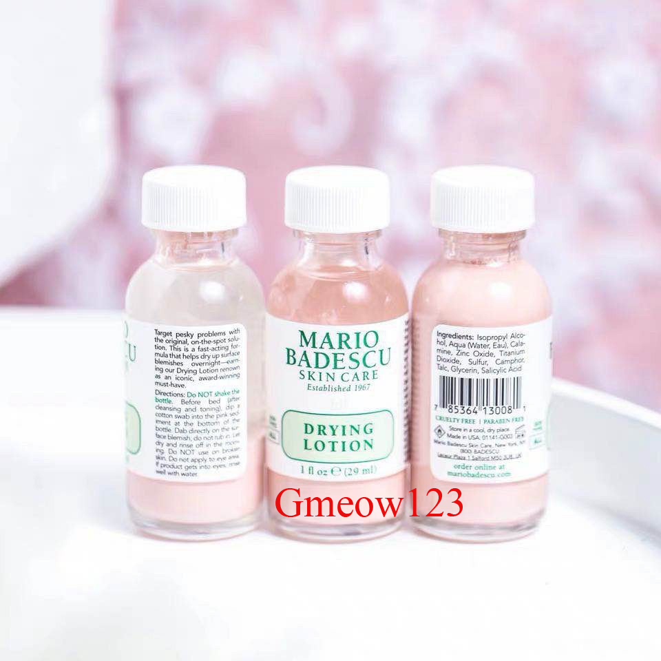 Chính Hãng Chấm Mụn Mario Badescu Drying Lotion 29ml