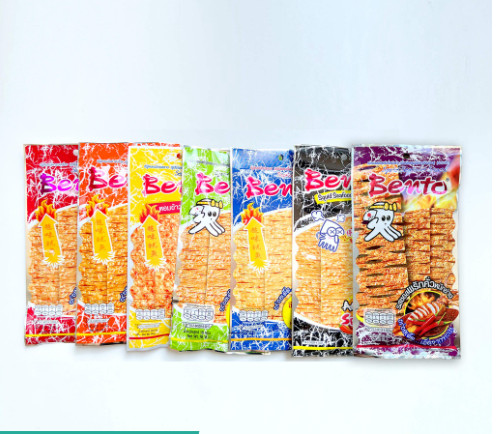 Snack Mực Bento Thái Lan đủ vị gói lớn - 18g
