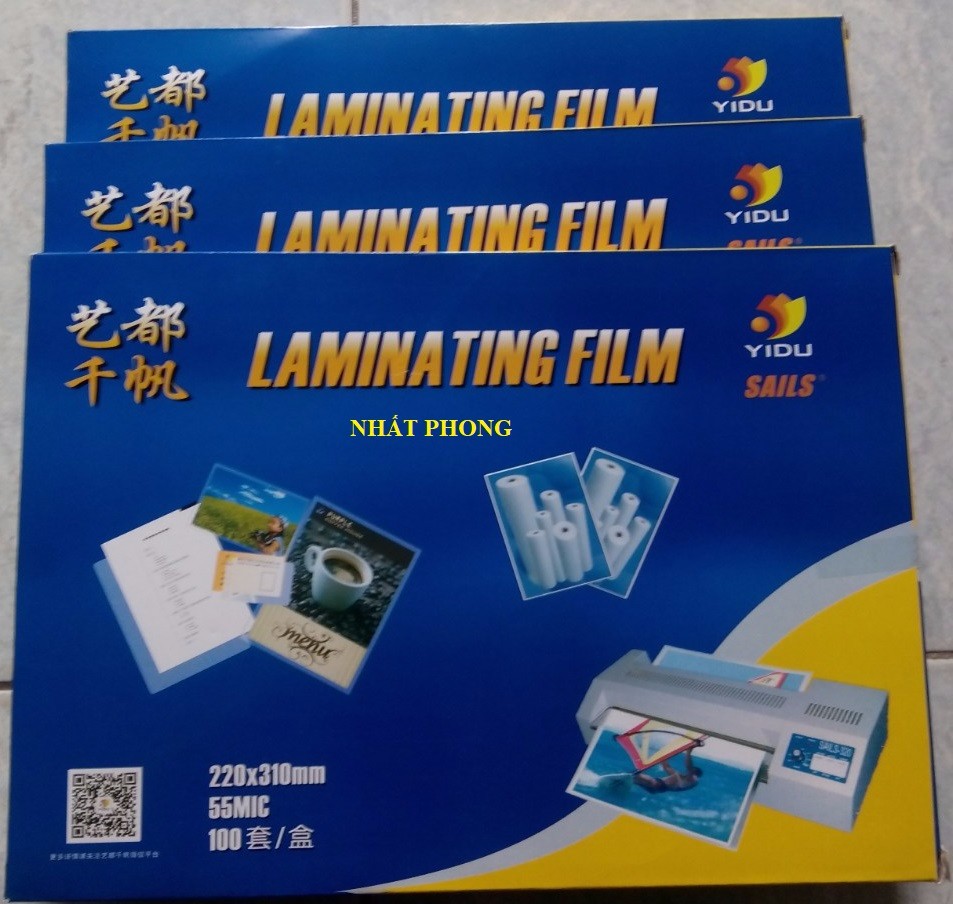 Màng ép Plastic CHÍNH HÃNG YIDU A4 55mic