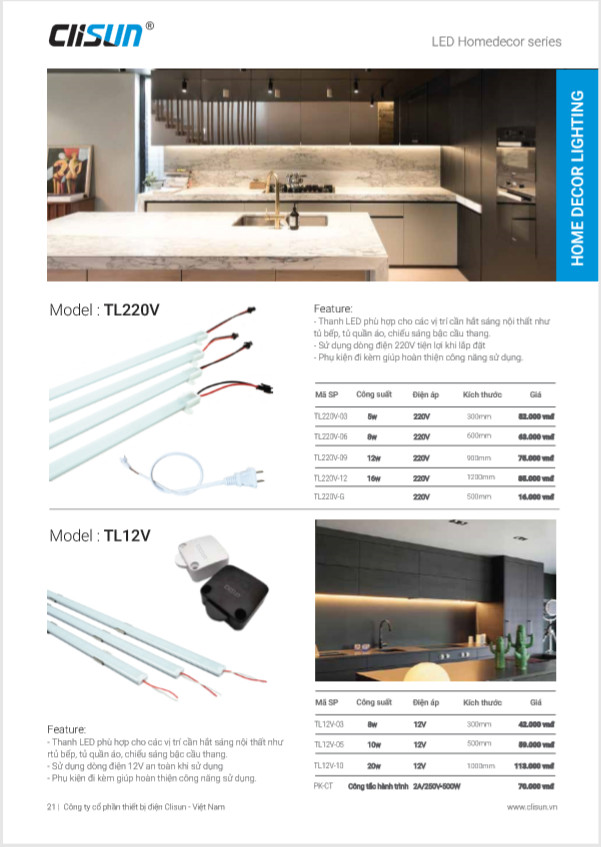 [ BẢO HÀNH 12 THÁNG ] Thanh LED 220V siêu sáng hắt sáng nội thất 5W