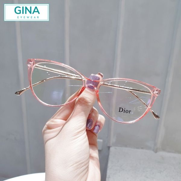 Giá bán Gọng kính cận nhựa dẻo thời trang GINA-5029,chống UV400 chống xước