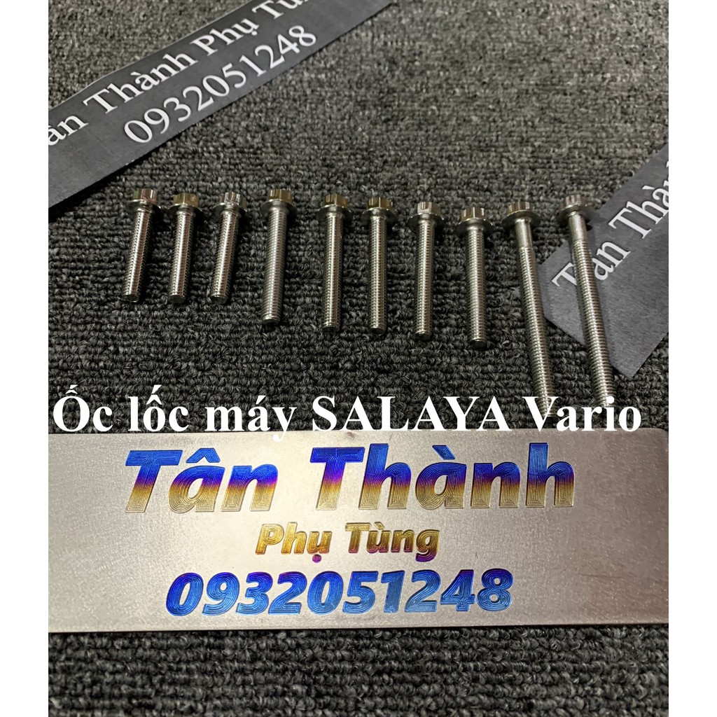 Bộ ốc lốc máy SALAYA Vario Inox - 10 con