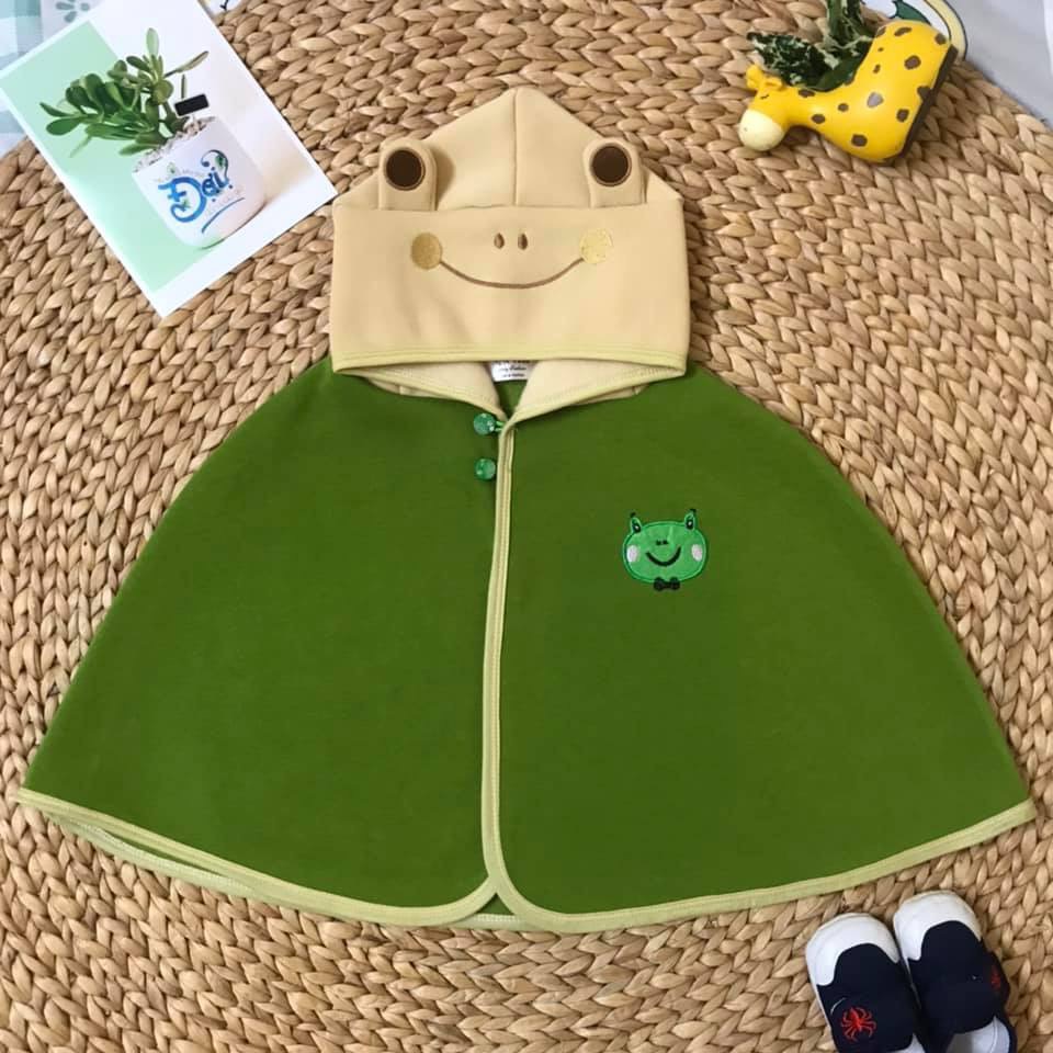 Áo choàng hình thú cho bé che nắng, đi mưa siêu ngộ nghĩnh đáng yêu - Freesize 0-3 tuổi