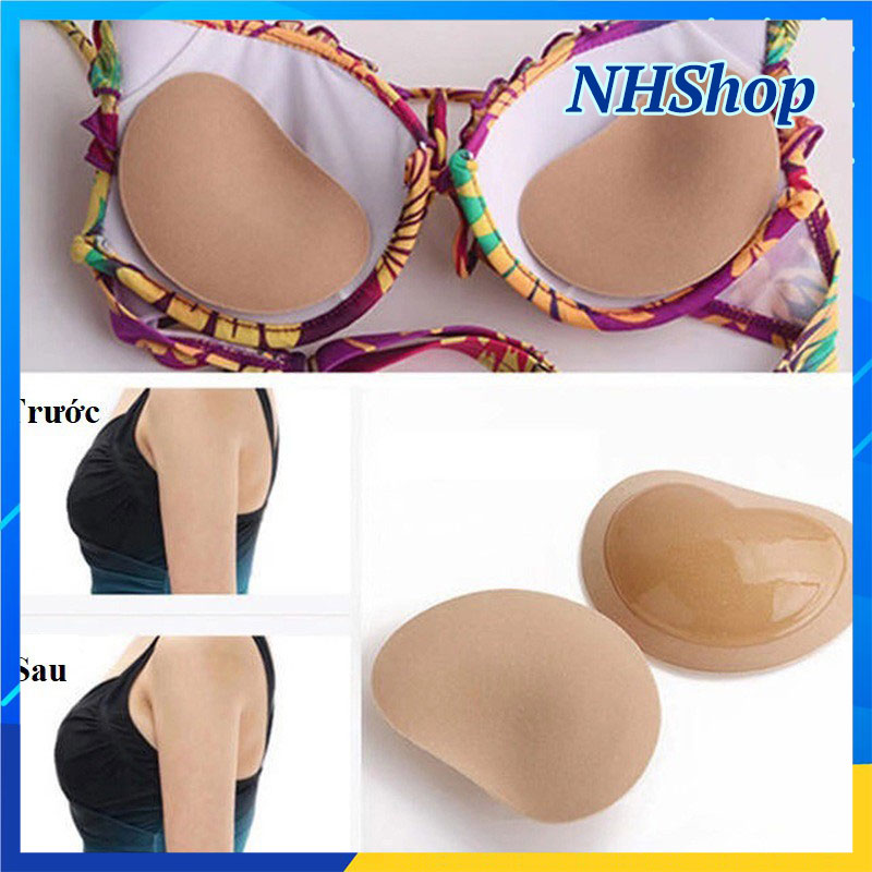 HCM Combo 2 Miếng dán trái tim - Độn Ngực Nâng Ngực tạo khe CHE TÊN - NHShop