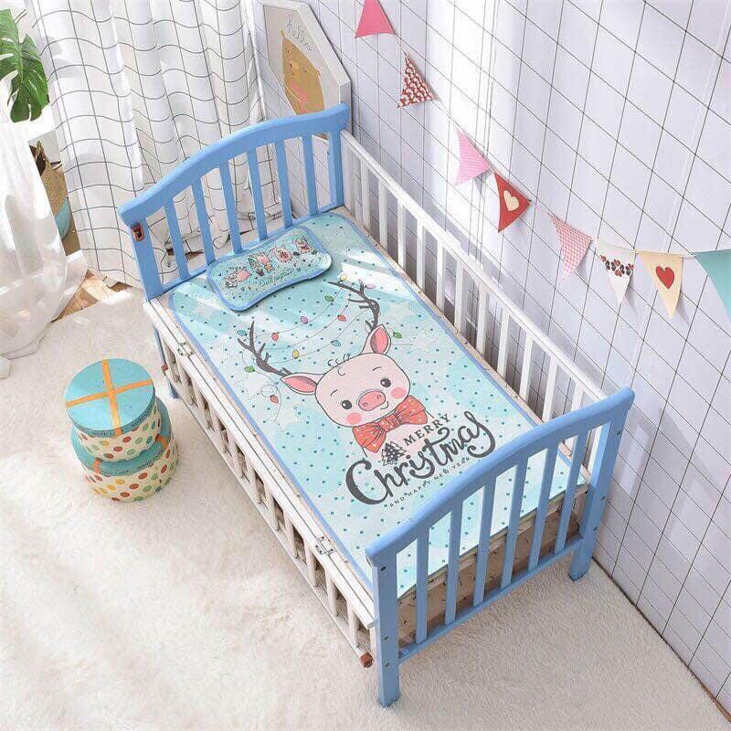 CHIẾU ĐIỀU HÒA 3D KÈM GỐI THẢO DƯỢC cho bé yêu
