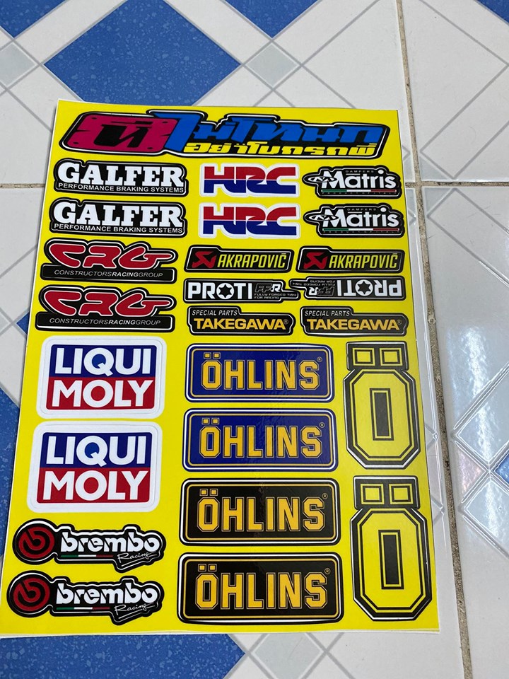 [HCM]TEM LOGO GALFER HRC CHỮ THÁI HỒNG U