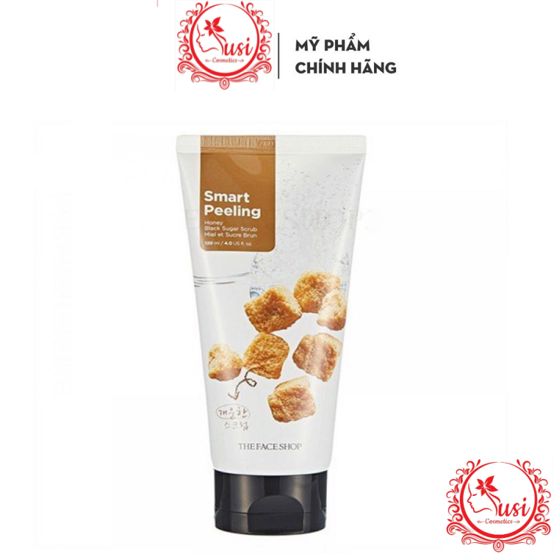 [HCM]Tẩy Tế Bào Chết Đường Đen The Face Shop Smart Peeling Honey Black Sugar Scrub 120ml nhập khẩu