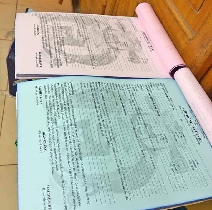 Sổ cọc nhà đất 2 liên THẦN TÀI