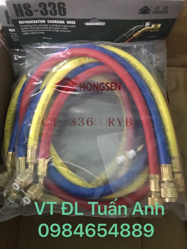 Bộ 3 Dây Sạc Gas Tủ Lạnh+ Điều Hòa Loại Tốt Hongseng R22 Dài 100Cm