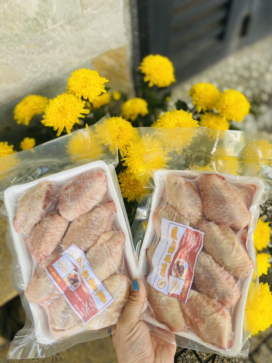 [GIAO NHANH 2H HCM] Giá Sỉ 1Kg Cánh Gà Giữa